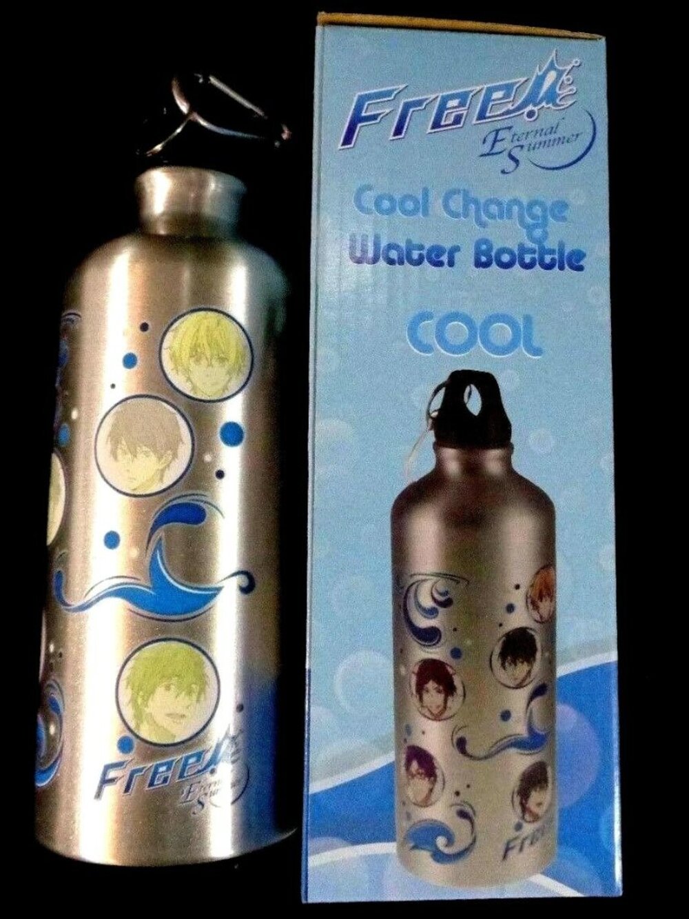 Free! Eternal Summer Water Bottle 16oz Color change Warm Cool Anime Lot Of 2